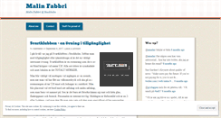 Desktop Screenshot of malinfabbri.com